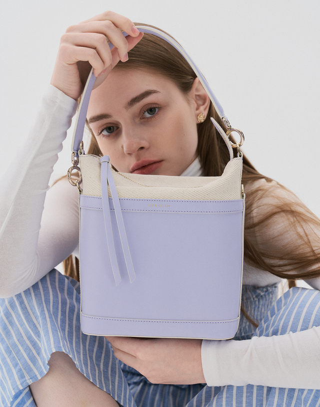 보니블라 에런백 ERON BAG LILAC 착용컷
