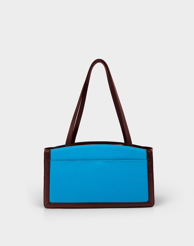 보니블라 데보백 DEBO BAG BLUE WINE 착용컷