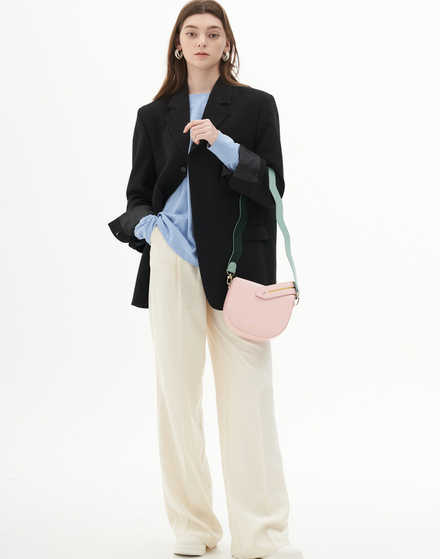 보니블라 글라세백 GLACE BAG FLAMINGO PINK 착용컷