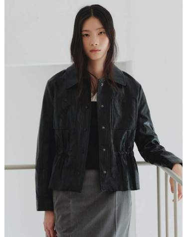스탠 카라 레더자켓_2컬러 S263T151
