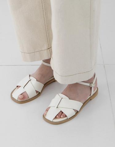 세컨데일리 HERMO 에르모 샌들 아이보리