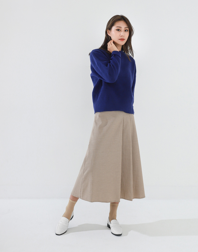 세컨데일리 SD42107-IVORY SHEIN 세인 페니로퍼 착용컷