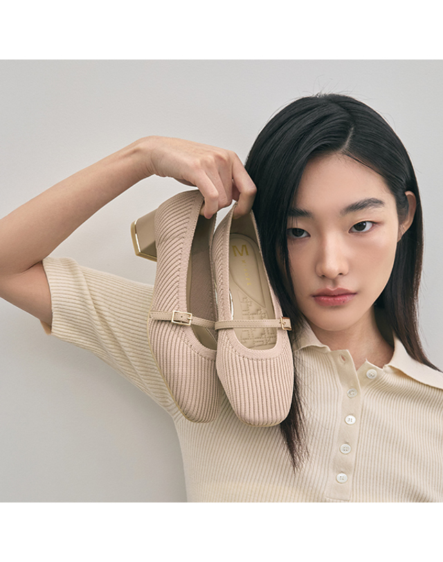 미소페 펌프스 512511512 4cm 착용컷