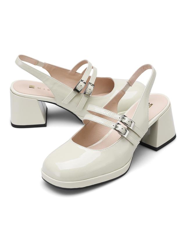 미소페 슬링백 512512520 6cm 착용컷
