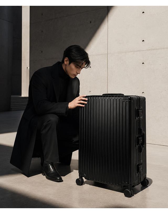 롤리키드 롤리키드 에노 기내용 55/20인치 여행용 PC 100 캐리어 RLPC0G 착용컷