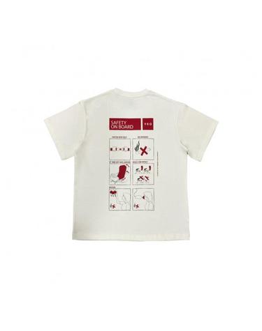[YEO] White B.A.S.E. JUMPING CLUB SAFETY T-Shirt