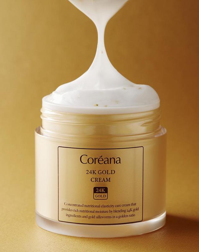 코리아나 24케이 골드 크림 50ml 착용컷