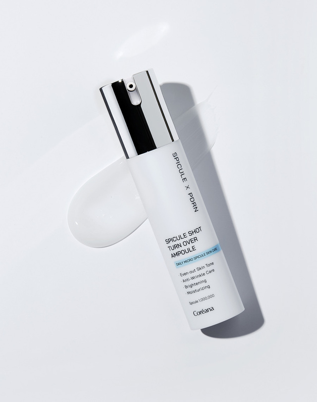 코리아나 스피큘샷 턴오버 앰플 50ml 착용컷