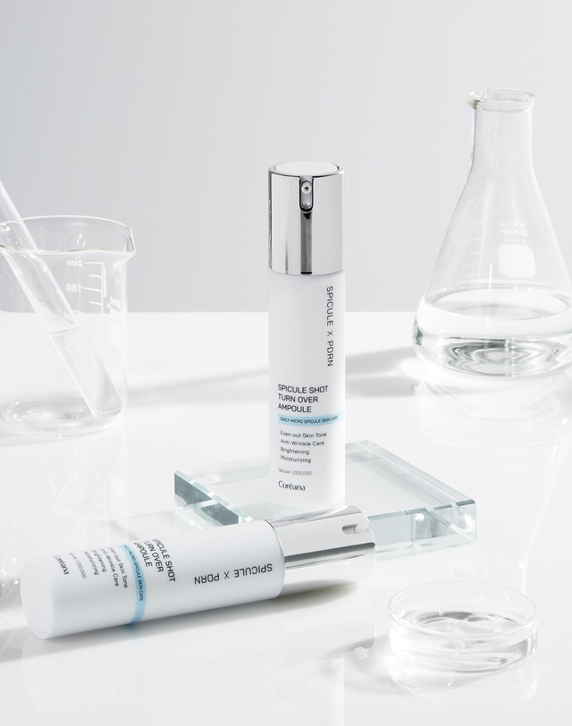 코리아나 스피큘샷 턴오버 앰플 50ml 착용컷