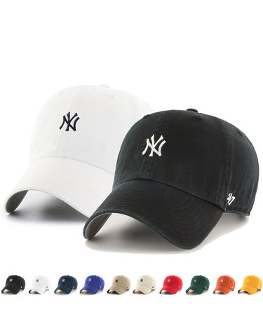 47브랜드 MLB NY양키스 스몰로고 클린업 볼캡