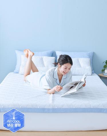 에어룸 수면냉감 고정밴딩 아이쏘쿨 하이퍼 메쉬 냉감패드