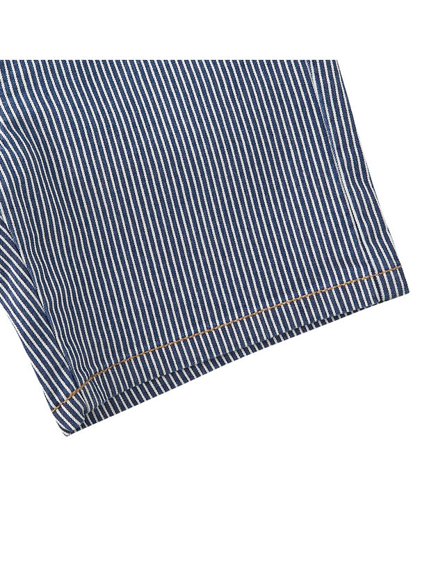 블루독 [블루독]STRIPE데님5부팬츠 (25125-414-04) 착용컷