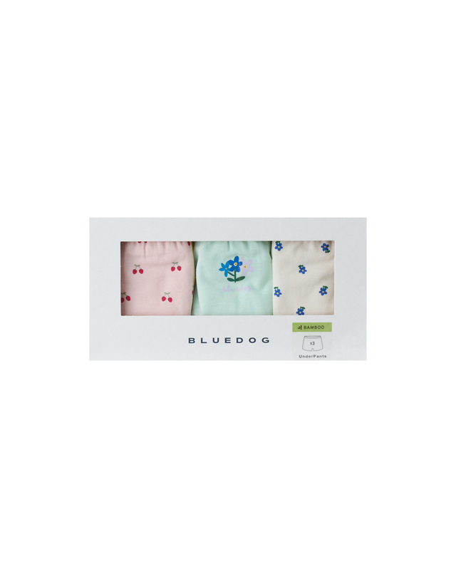 블루독 [블루독]플라워3종삼각팬티 (26W10-511-51) 착용컷