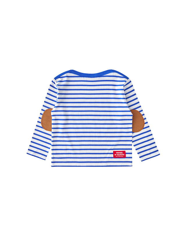 블루독 [블루독]블루B.STRIPE티셔츠 (25AK5-330-09) 착용컷