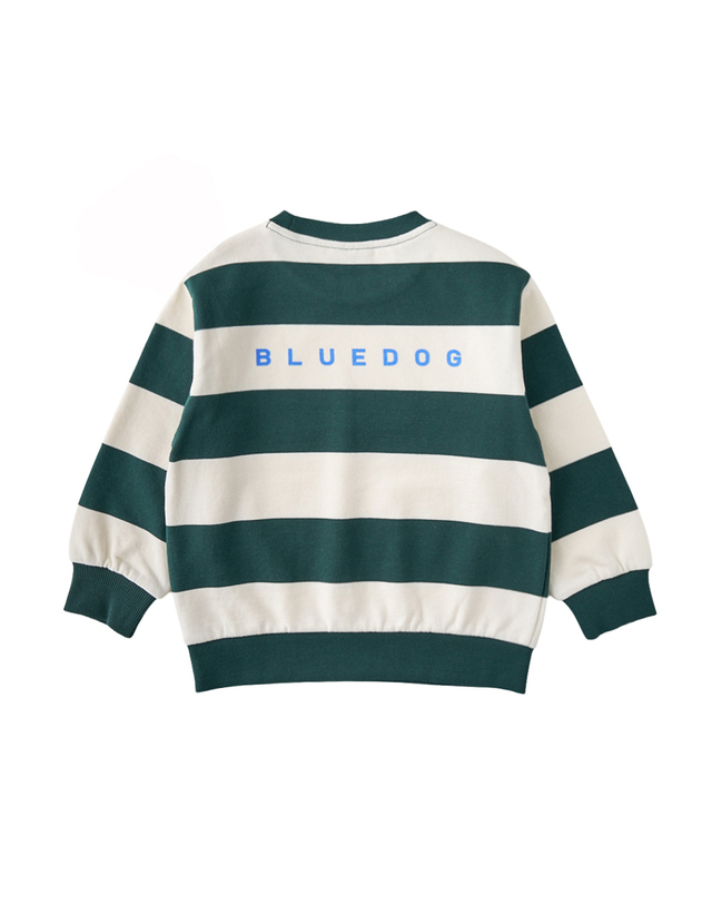 블루독 [블루독]보더STRIPE스웨트셔츠 (26A75-334-06) 착용컷