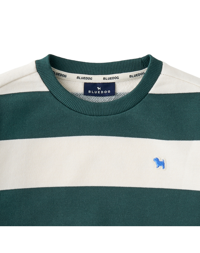 블루독 [블루독]보더STRIPE스웨트셔츠 (26A75-334-06) 착용컷