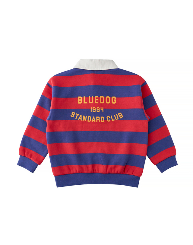 블루독 [블루독]STRIPE카라 기모 스웨트셔츠 (25C75-330-08) 착용컷