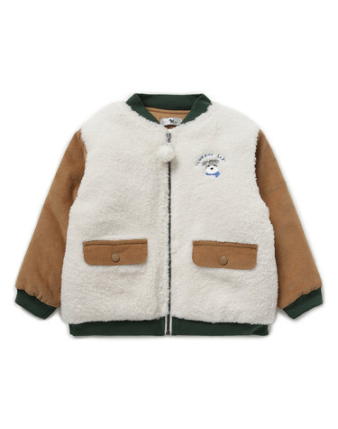[블루독베이비]컬러매치 FUR 점퍼 (45C14-113-03)