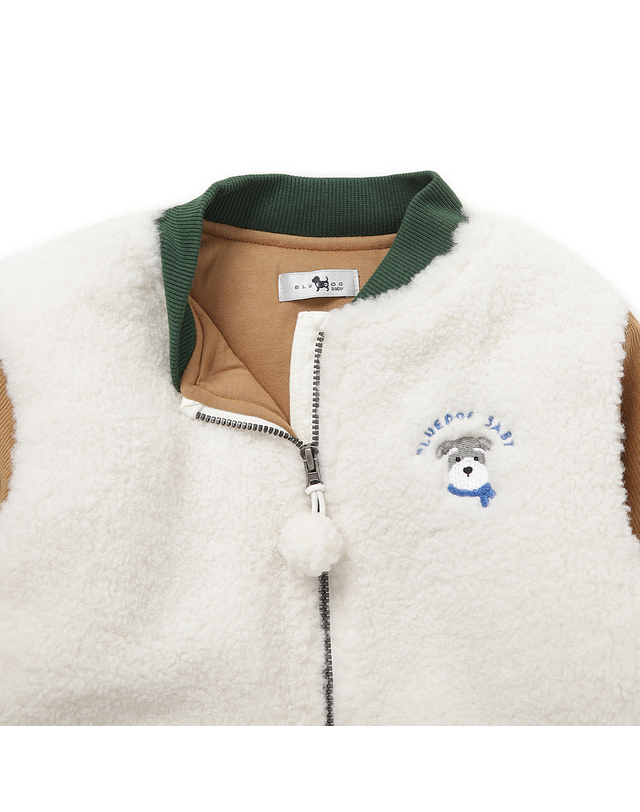 블루독베이비 [블루독베이비]컬러매치 FUR 점퍼 (45C14-113-03) 착용컷
