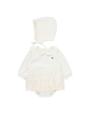 [블루독베이비]SOFT 레이스 바디수트 (45A13-604-13)