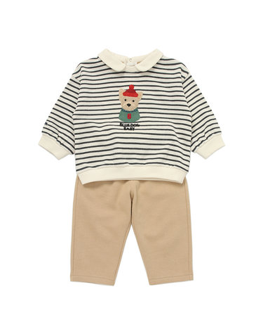 [블루독베이비]도기 STRIPE 상하세트 (45AK3-610-04)