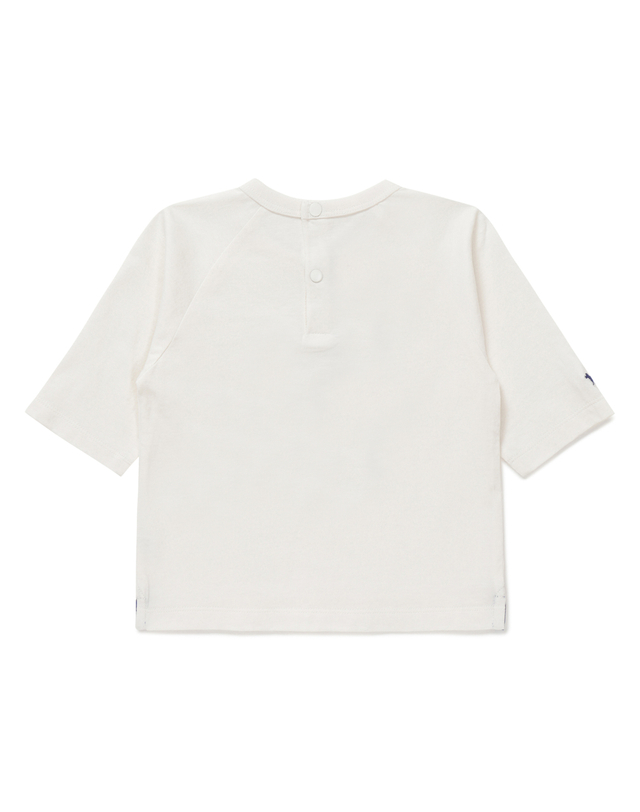 블루독베이비 [블루독베이비]헬로우 도기 7부 티셔츠 B (46314-331-02) 착용컷