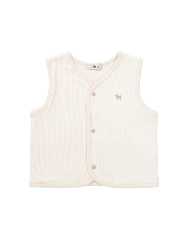 블루독베이비 [블루독베이비]말랑포포캐릭터VEST (46A70-030-06) 착용컷