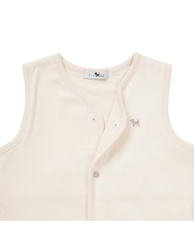 블루독베이비 [블루독베이비]말랑포포캐릭터VEST (46A70-030-06) 착용컷
