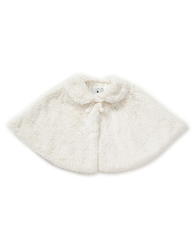 블루독베이비 [블루독베이비]소프트 FUR 케이프 (46C14-104-01) 착용컷