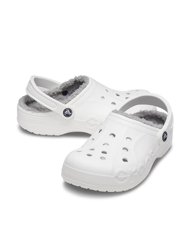 크록스 공용 BAYA LINED CLOG WLG (23FUCL205969) 착용컷