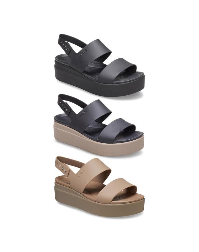 크록스 여성 BROOKLYN LOW WEDGE 3종 택1(25SWSD206453) 착용컷
