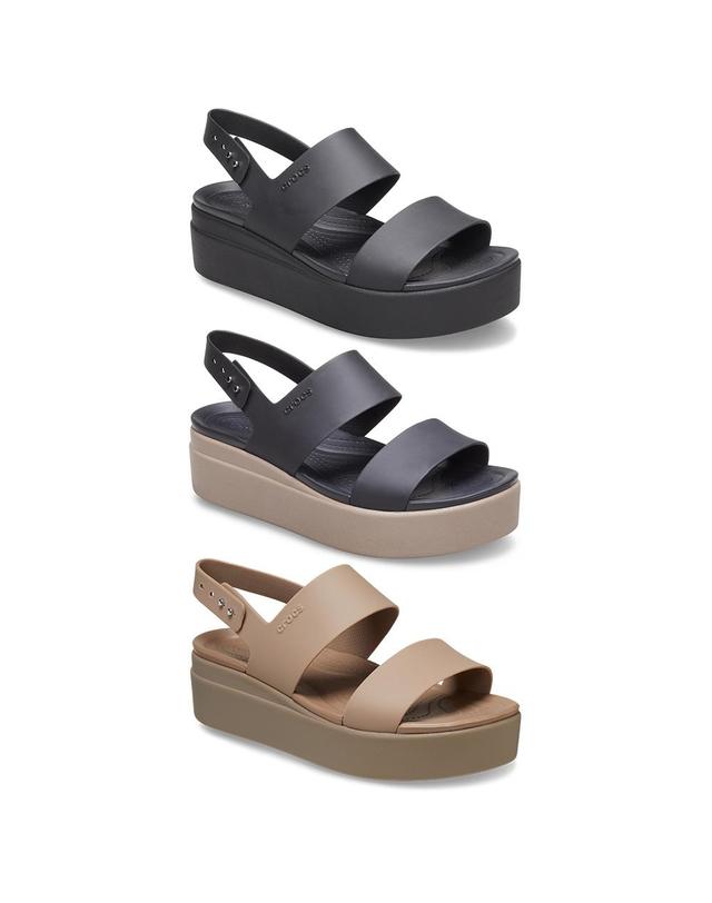 크록스 여성 BROOKLYN LOW WEDGE 3종 택1(25SWSD206453) 착용컷