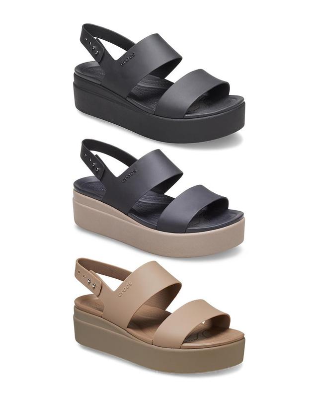 크록스 여성 BROOKLYN LOW WEDGE 3종 택1(25SWSD206453) 착용컷