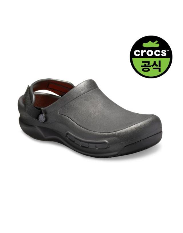 크록스 본사 공식 성인 BISTRO PRO WORK LITERIDE CLOG BK (26SUCL205669) 착용컷