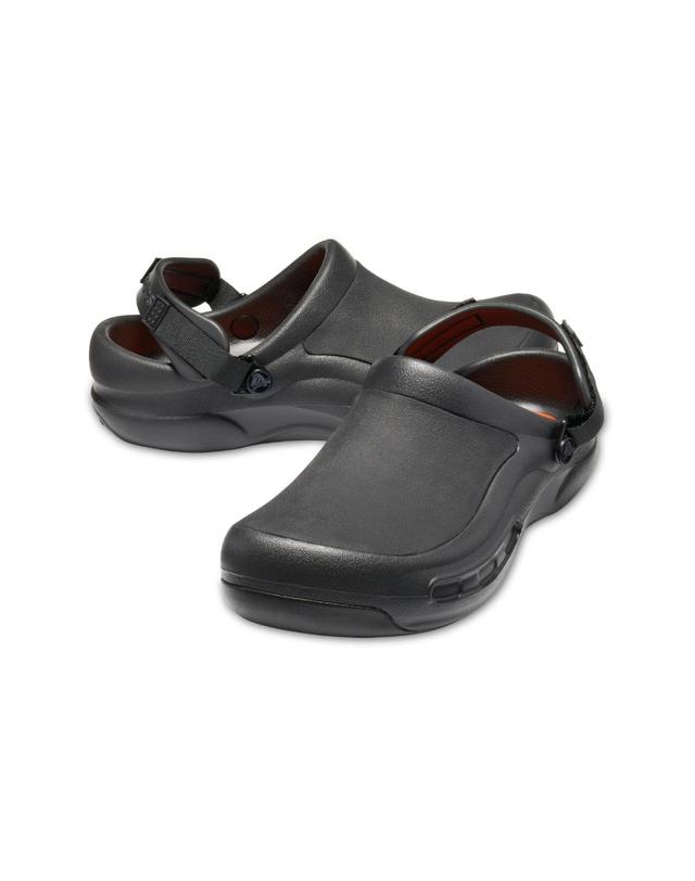 크록스 본사 공식 성인 BISTRO PRO WORK LITERIDE CLOG BK (26SUCL205669) 착용컷