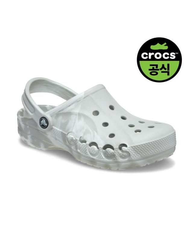 크록스 본사 공식 성인 BAYA MARBLED CLOG ATM (26SUCL206935) 착용컷