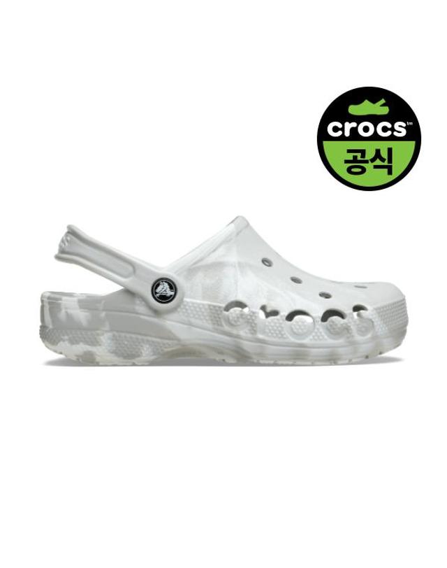 크록스 본사 공식 성인 BAYA MARBLED CLOG ATM (26SUCL206935) 착용컷