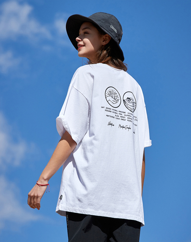 플루크 내셔널 마운틴 피그먼트 반팔티 FST720 / 4color W 착용컷