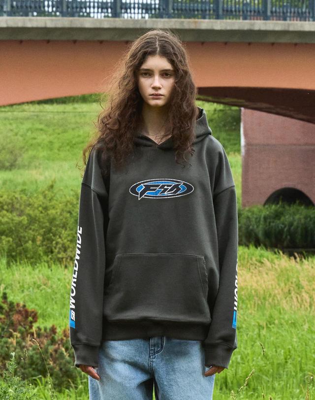 플루크 FSB 크랙 나염 데미지 후드 티셔츠 FHT2038-Z / 4color W 착용컷