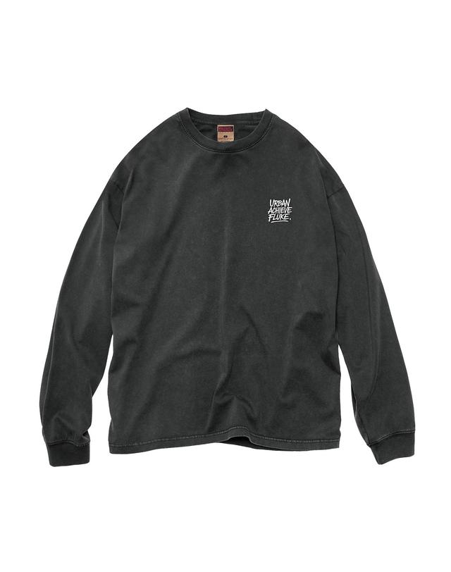 플루크 어반 아카이브 자수 긴팔 티셔츠 FLT717 / 3color 착용컷