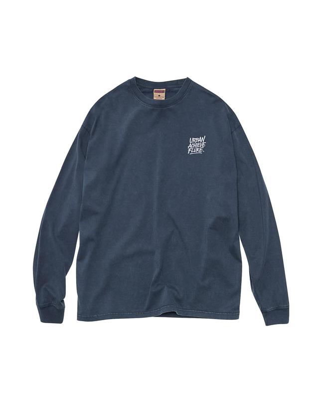 플루크 어반 아카이브 자수 긴팔 티셔츠 FLT717 / 3color W 착용컷