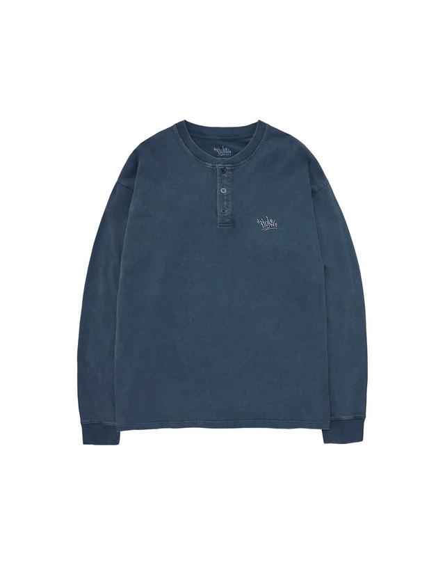 플루크 어반 헤리티지 헨리넥 로고 긴팔 티셔츠 FLT718 / 3color 착용컷