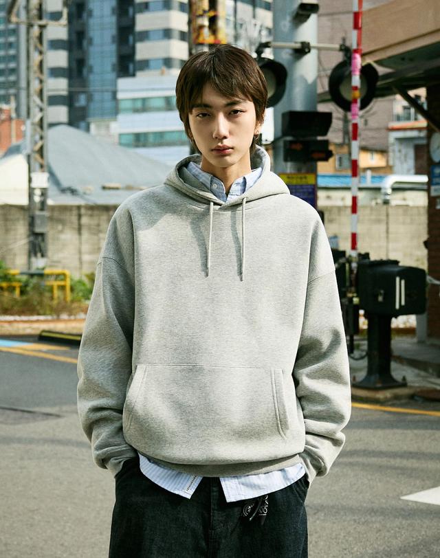 플루크 라이트 데이오프 오버핏 후드 티셔츠 FHT901 / 5color 착용컷