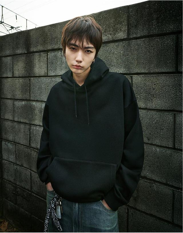 플루크 라이트 데이오프 오버핏 후드 티셔츠 FHT901 / 5color 착용컷