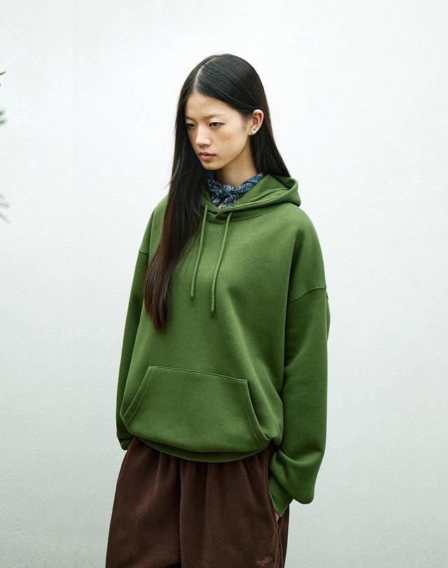 플루크 라이트 데이오프 오버핏 후드 티셔츠 FHT901 / 5color W 착용컷