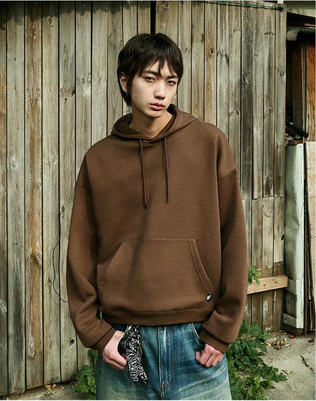 플루크 어반 스트레이트 크롭 후드 티셔츠 FHT900C / 5color M 착용컷