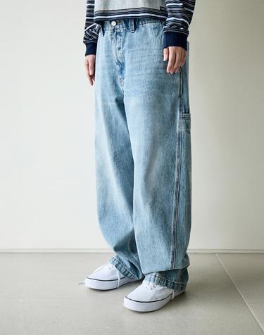 내추럴 커브드 데님 팬츠 FDP108 / 2Color W