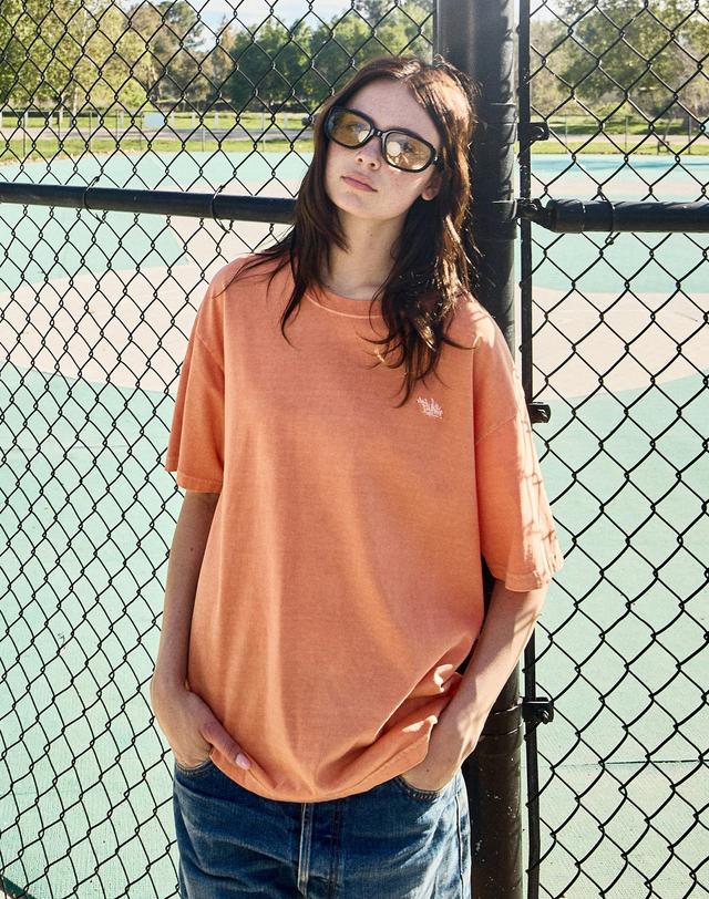플루크 슬램 로고 피그먼트 반팔 티셔츠 FST749 / 9color W 착용컷