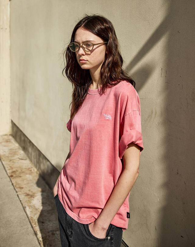 플루크 슬램 로고 피그먼트 반팔 티셔츠 FST749 / 9color W 착용컷