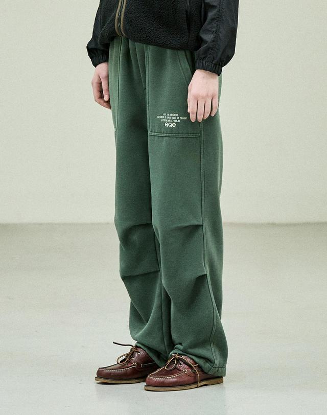 플루크 [26FW] AQE 파라슈트 피그먼트 스웻 팬츠 FTP213 / 4Color W 착용컷